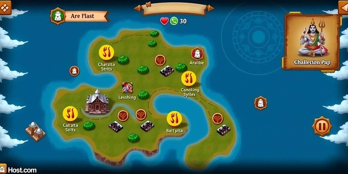 Shiva Devotee Adventure player guide showing strategy map